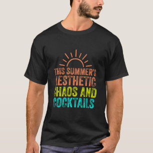 Camiseta Estética de verano vacaciones retro tropical Beac