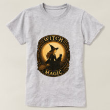 Camiseta estética de Witch Vintage - Cute Hallo