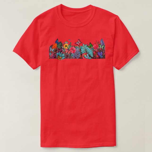 Camiseta Estética del Fairycore de las mariposas (Diseño del anverso)