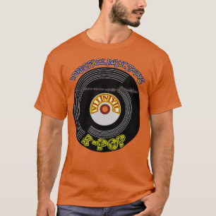 Camiseta Estética del registro de vinilo K-Pop