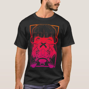 Camiseta Estética E de vaporwave de Gótico de Punk de edula