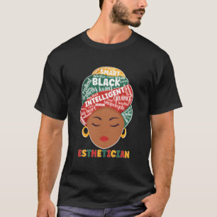 Camiseta Estética estética negra esteticista