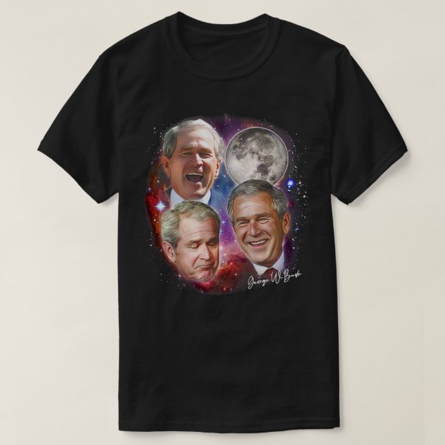 Camiseta Estética estilo de George W Bush 90 (Diseño del anverso)
