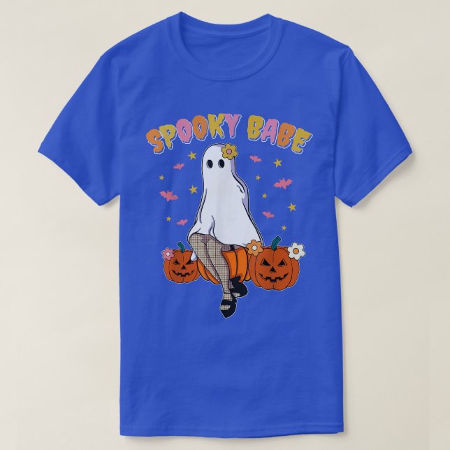 Camiseta Estética Fantasma Babe Halloween Fantasma Chica Bo (Diseño del anverso)