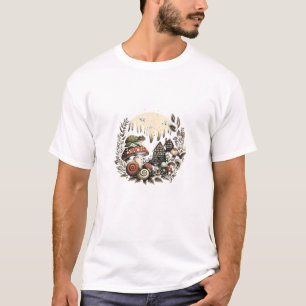 Camiseta Estética Goblincore Y Cottagecore Setas Drea