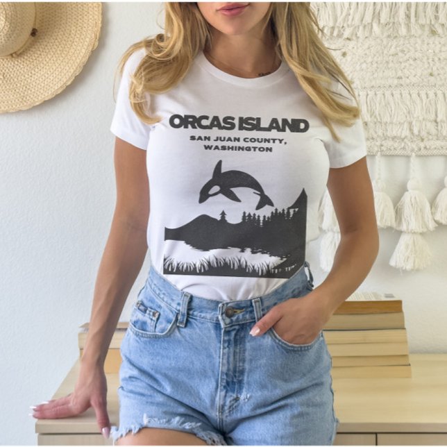 Camiseta estética grunge de la isla Orcas (Subido por el creador)