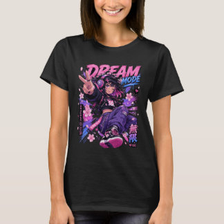 Camiseta Estética inspirada en anime con energía de persona