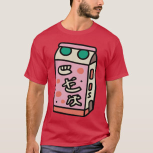 Camiseta Estética japonesa de los 90 amigos de la leche