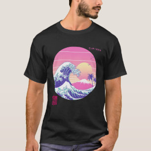 Camiseta Estética japonesa de vaporwave Great Wave