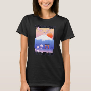 Camiseta Estética japonesa, debo llegar a la cereza más alt