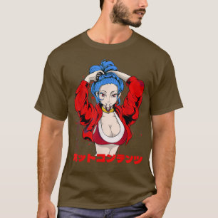 Camiseta Estética japonesa del Anime Caliente Chica Japón