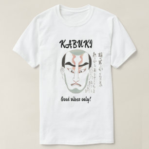 Camiseta Estética Japonesa Kabuki Vintage Personalizada 