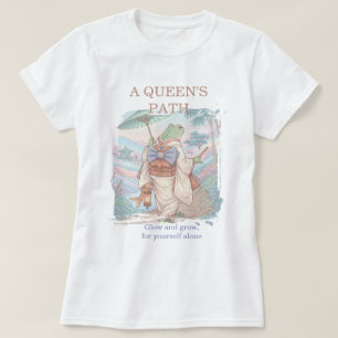 Camiseta "Estética Japonesa Linda Rana en Kimono - Un Camin