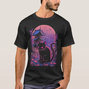 Camiseta Estética japonesa Sakura cerezos florece japón ca