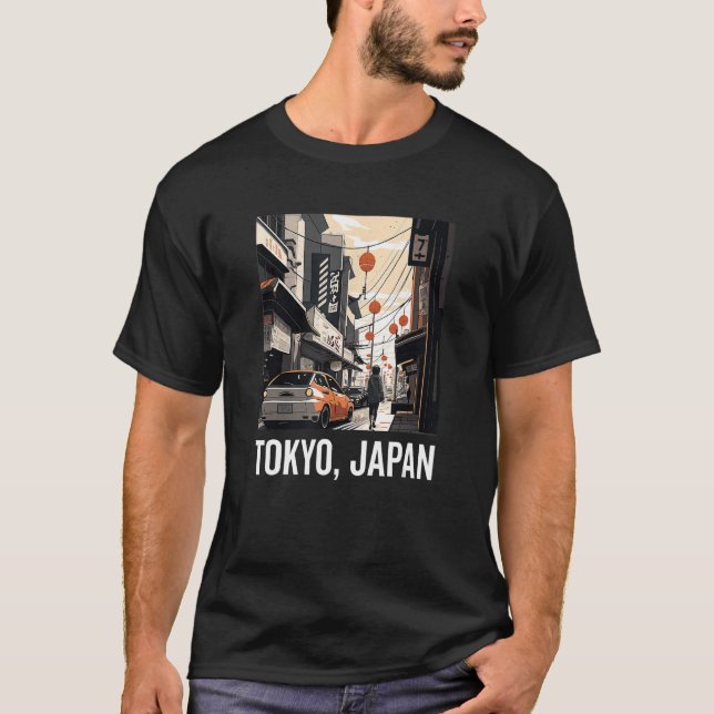 Camiseta Estética japonesa Tokio Vaporwave Japan Fash Lofi (Anverso)