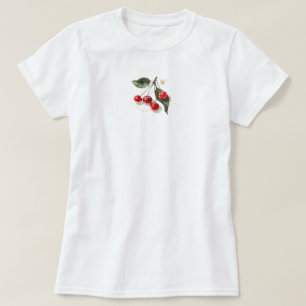 Camiseta Estética minimalista linda y fresca de cereza