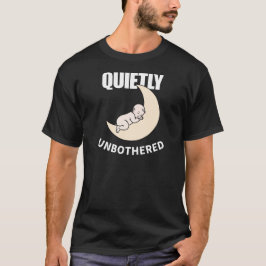 Camiseta Estética minimalista nocturna silenciosamente impe