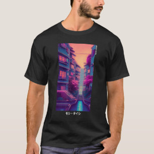 Camiseta Estética Otaku de vaporwave japonesa retro de los