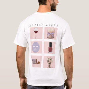 Camiseta estética para noches de chicas