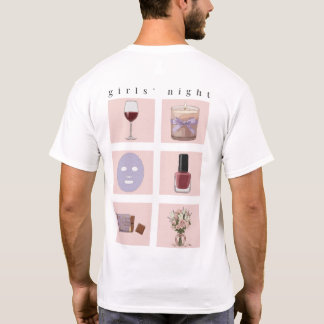 Camiseta estética para noches de chicas