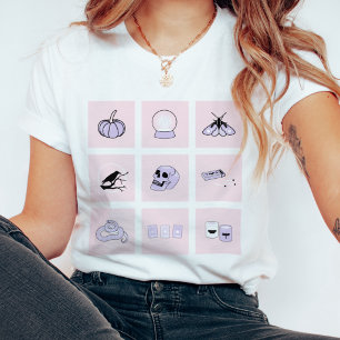 Camiseta estética pastel espeluznante linda gótica