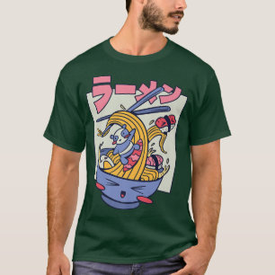 Camiseta Estética Ramen Panda - Otaku Anime Manga