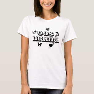 Camiseta estética Retro 90s Mama
