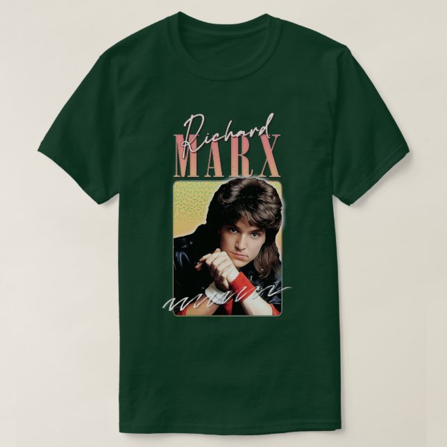 Camiseta Estética retro de Richard Marx de los años 80 (Diseño del anverso)