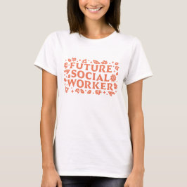 Camiseta Estética retro del trabajador social futuro