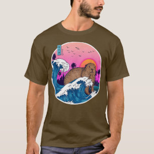Camiseta Estética Retro Vintage Japón Gran Ola Roedores G