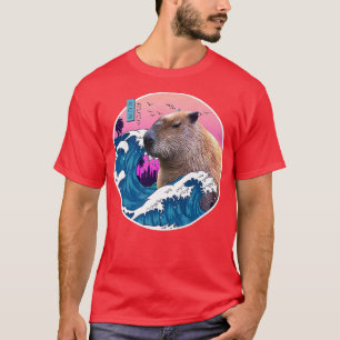 Camiseta Estética Retro Vintage Japón Gran Ola Salvaje