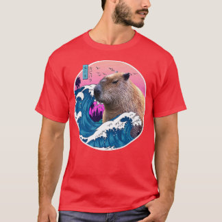 Camiseta Estética Retro Vintage Japón Gran Ola Salvaje