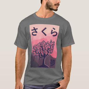 Camiseta Estética Sakura Cherry Blossom Belleza Japonesa