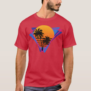 Camiseta Estética Synthwave Retrowave de estilo de los 80 P