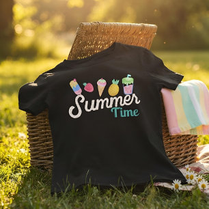 Camiseta Estética Tropical de Verano Pastel Adorable