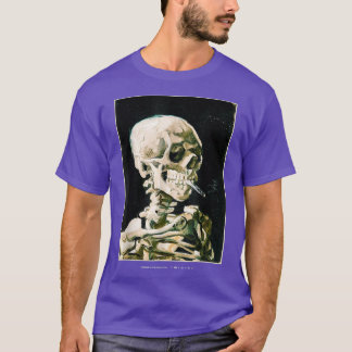 Camiseta Estética Van Goghss Skeleton Streetwear Fashion G