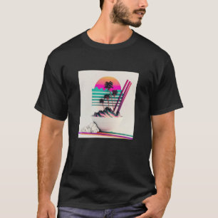 Camiseta Estética Vaperwave Glitch Retrowave Synthwave  1