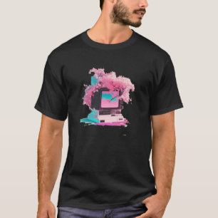 Camiseta Estética Vaperwave Glitch Retrowave Synthwave  5