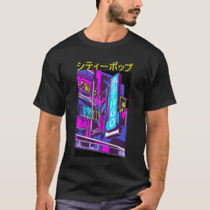 Camiseta Estética Vaporwave del City Pop japonés de los 70 