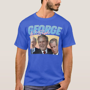 Camiseta Estética vintage de George W Bush de los 90