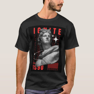 Camiseta estética vintage moderna