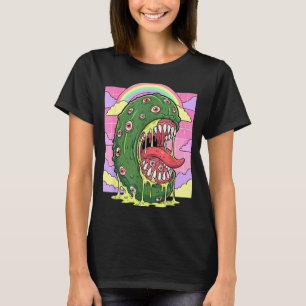 Camiseta Estética weirdcore kawaii ojos de pepino en vinagr