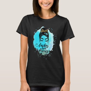 Camiseta Esteticista Depiladora de Cejas y Pestañas