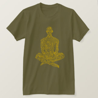 Camiseta Estético ascético (ejército con amarillo)