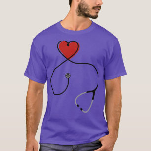 Camiseta Estetioscopio con corazón