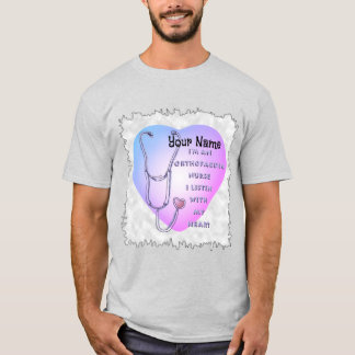 Camiseta Estetioscopio corazón Enfermera ortopédica
