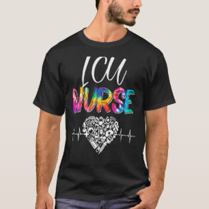 Camiseta Estetioscopio de tinte de tinta Enfermería del día