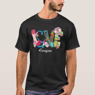 Camiseta Estetoscopio de amor Cuidados de enfermera Vida de