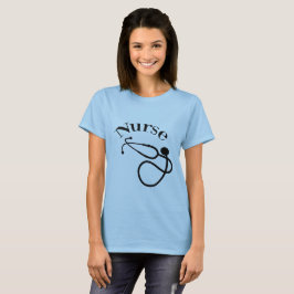 Camiseta estetoscopio de enfermera