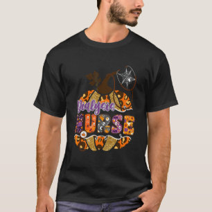 Camiseta Estetoscopio de enfermera de diálisis Leopardo Hal